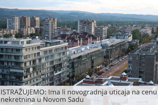 ISTRAŽUJEMO: Ima li novogradnja uticaj na cene nekretnine u Novom Sadu [Intervju Ivan Radulović SOLIS nekretnine]