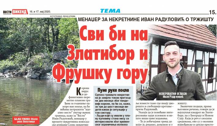 Svi bi na Zlatibor i Frušku Goru